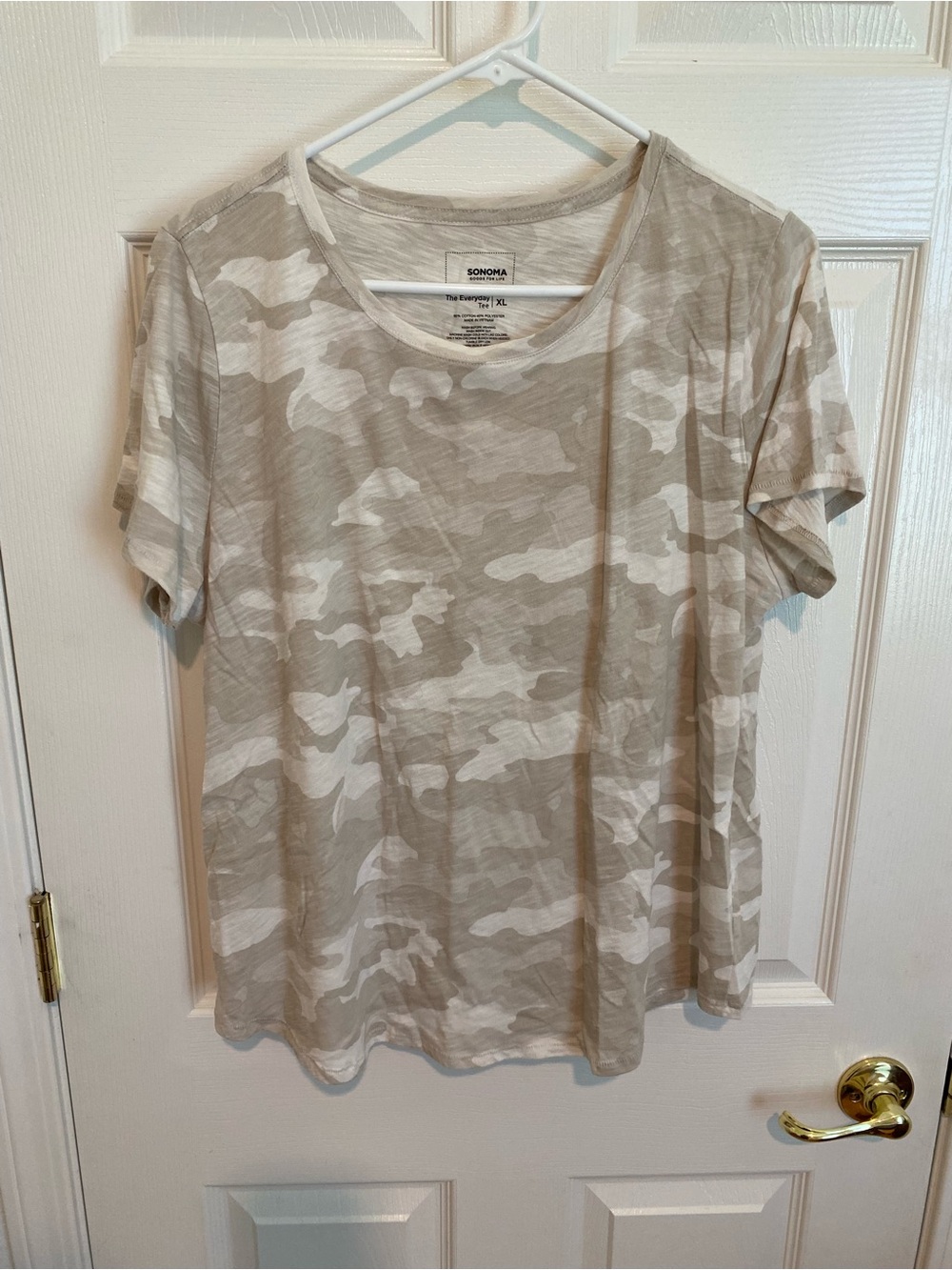 Sonoma Neutral Camo Short Sleeve Tee in Light Tan